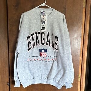 ⭐️ BRAND NEW ⭐️ Vintage NFL Cincinnati Bengals Logo Atheltics Men Sweatshirt
